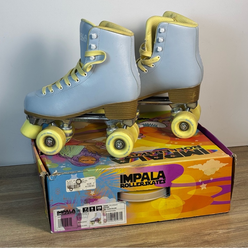 Impala Light Blue Roller Skates